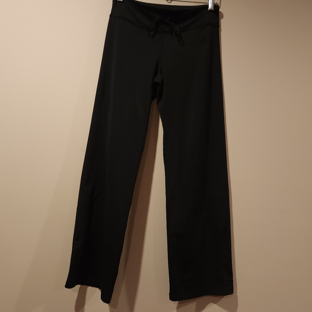 ADIDAS black yoga style track pants sweatpants